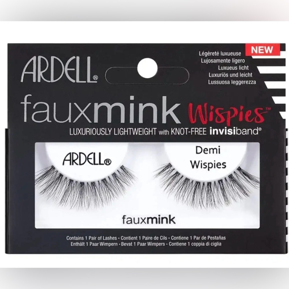 ARDELL Fauxmink Wispies
Luxuriously Lightweight w/ Invisiband Lashes
New in Box